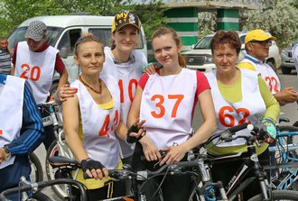 Благотворительный велопробег посвященный 60-летию Экибастуза и Дню защиты детей