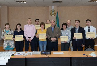 Вручение сертификатов Lean Six Sigma